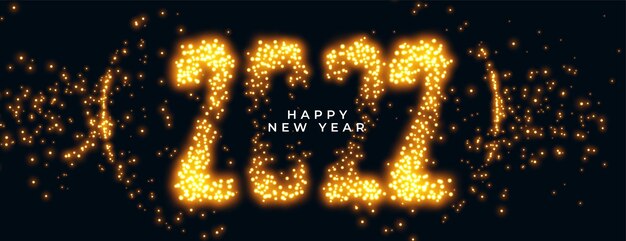 2022 hapy new year card made with golden sparklies