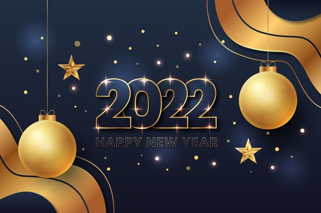 2022 new year celebration banner