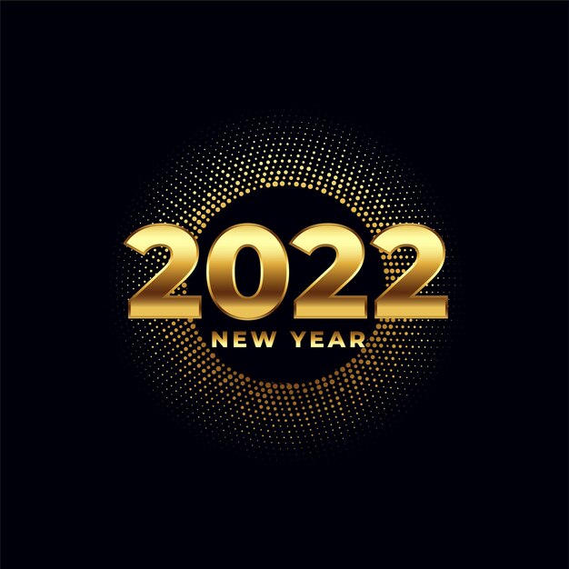 2022 новый год золотой полутоновый фон