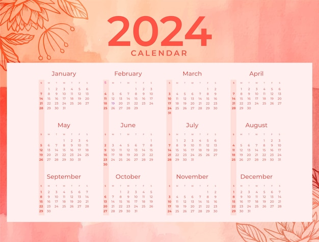 2024 calendar