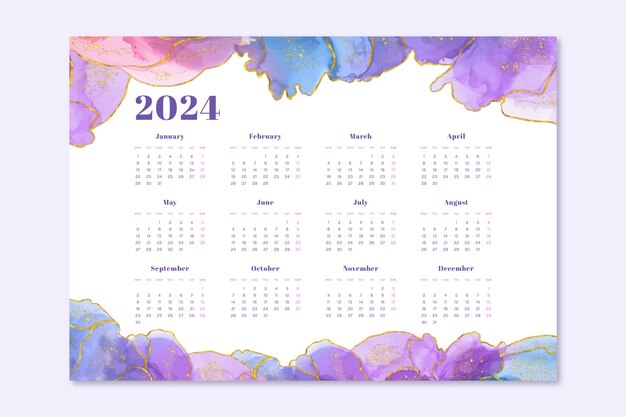 календарь 2024 года
