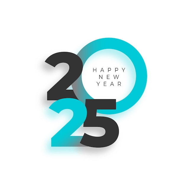 2025 new year holiday background in modern style