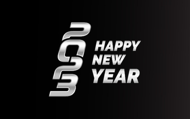 Vettore gratuito simboli di felice anno nuovo 2051 nuovo design tipografico per l'anno 2023 illustrazione del logotipo di numeri 2023 illustrazione vettoriale