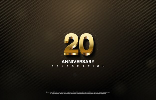 周年記念ロゴタイプのセットです カラフルな周年記念お祝いエンブレムデザイン プレミアムベクター