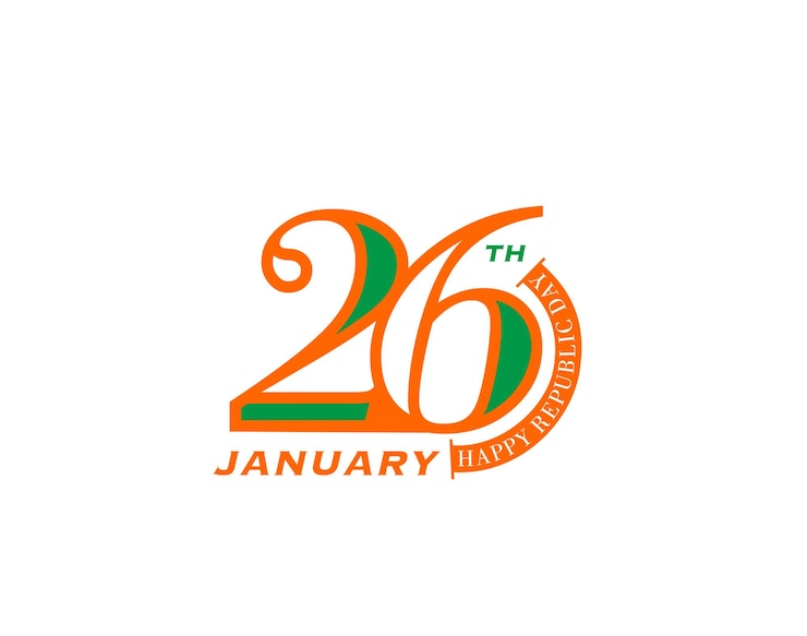 मुफ़्त वेक्टर 26 जनवरी भारतीय गणतंत्र दिवस अवधारणा वेक्टर इलस्ट्रेशन