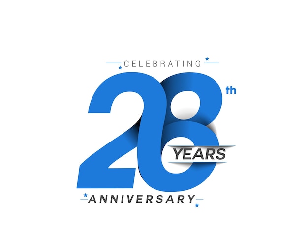 28th Years Anniversary Celebration Design