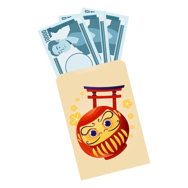 2d otoshidama with money