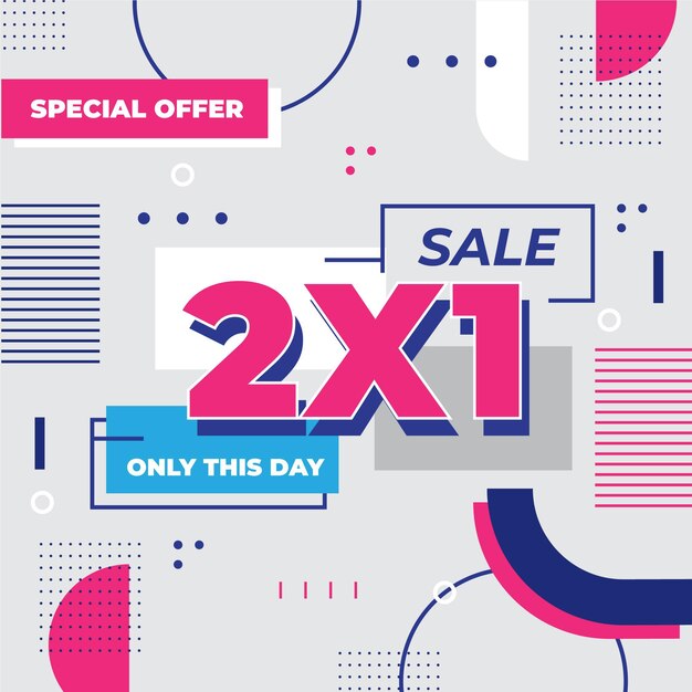 2x1 프로모션 배너