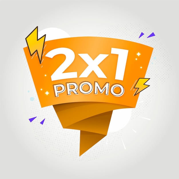 2x1 promotion banner