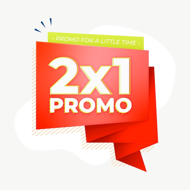 Banner promozionale 2x1