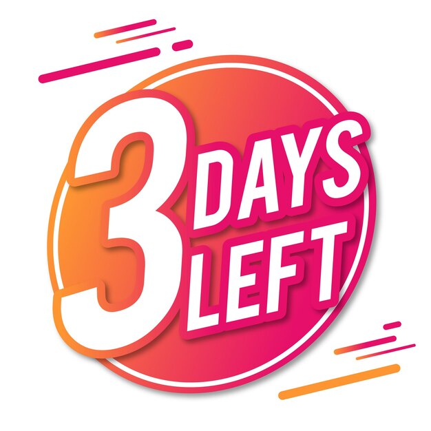 Premium Vector | Countdown of days 1,2,3,4,5,6,7,8,9,10. the days left