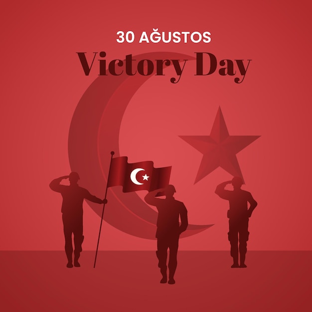 30 agustos illustration