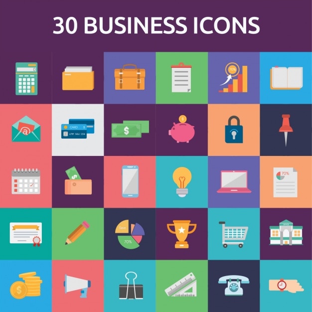 30 business icons