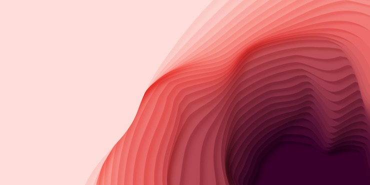 Free Vector 3d abstract background with paper cut shapes