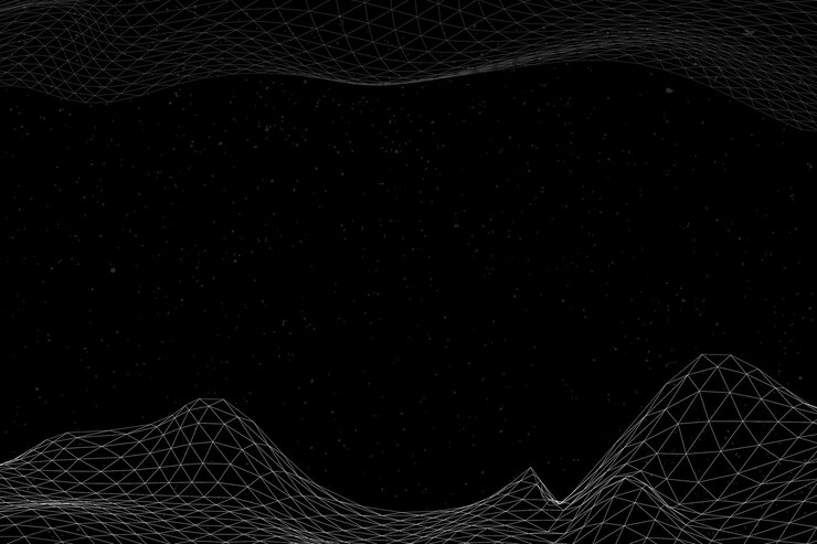 Free Vector 3d abstract wave pattern background vector