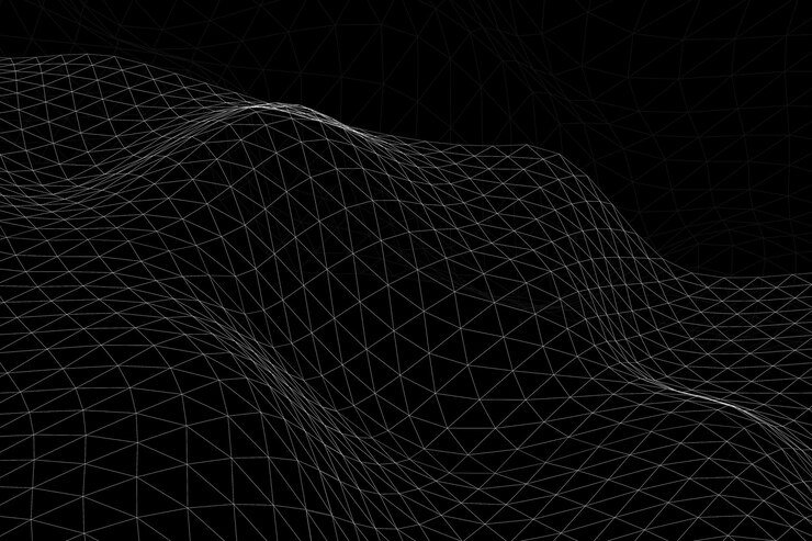 मुफ़्त वेक्टर 3d abstract wave pattern background
