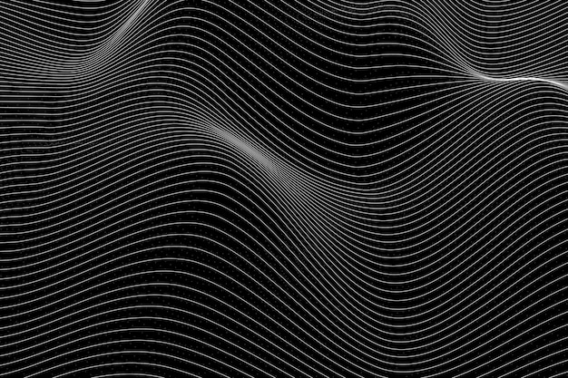 3D abstract wave pattern background