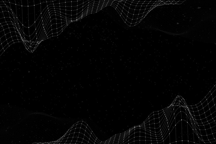 Free Vector 3d abstract wave pattern background 