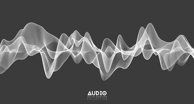 3D аудио звуковая волна