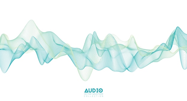 3D аудио звуковая волна