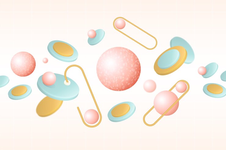 무료 Vector 3d 배경 개념