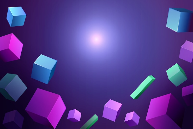 Free Vector 3d background design