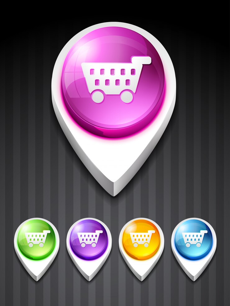 Free Vector 3d cart icon