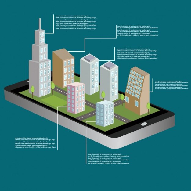 3d city design
