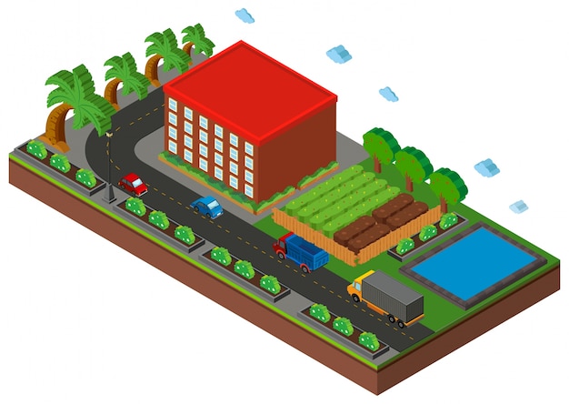 Progettazione 3d per la costruzione e la strada