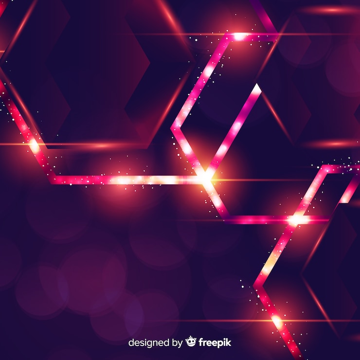 Free Vector 3d explosion with light background