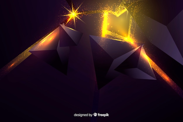 Free vector 3d explosion with light background