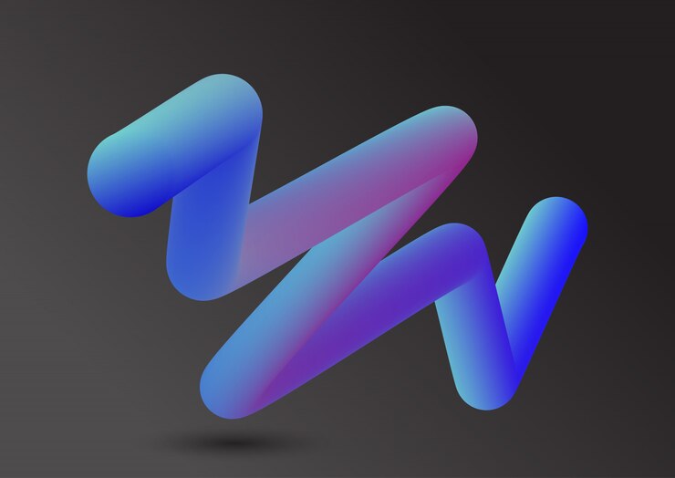 무료 Vector 3d 유체 추상 모양