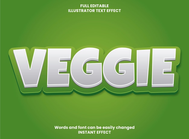3D Green Text Effect