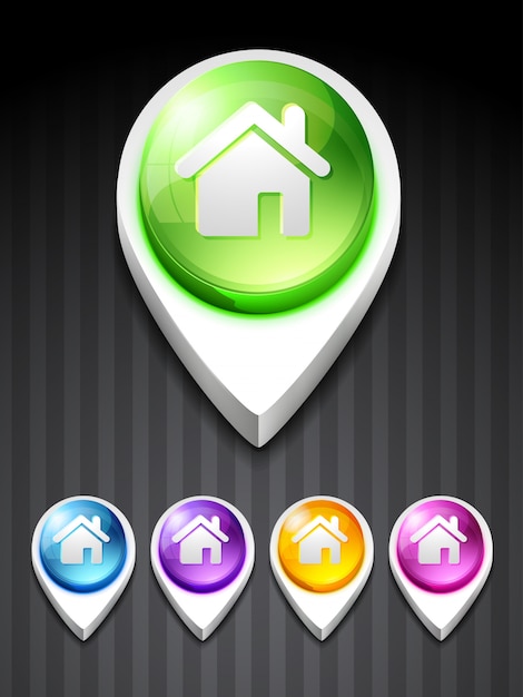 Free vector 3d house icon