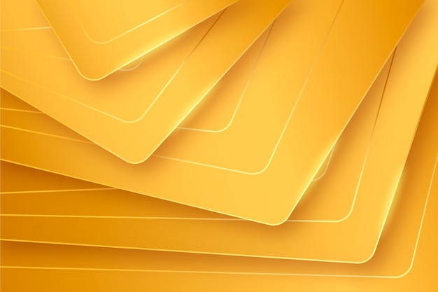 3d layes of gold luxury background