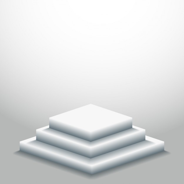 Free vector 3d podium background