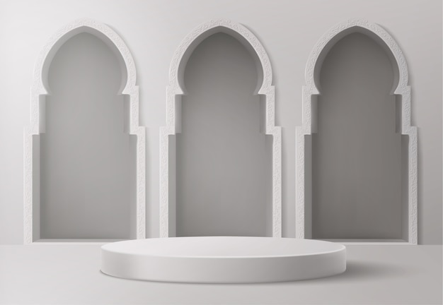 3d rendering podium design