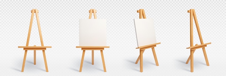 無料Vector 透明な背景の3dセットのスタンド