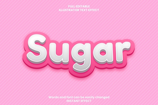 3D Soft Pink Text Effect