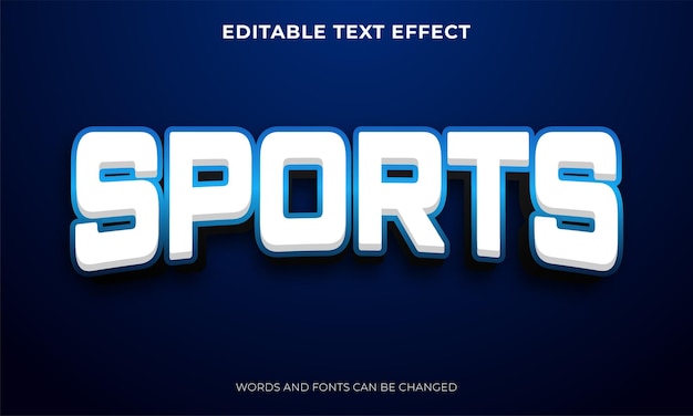 Free vector 3d text effect in esport style