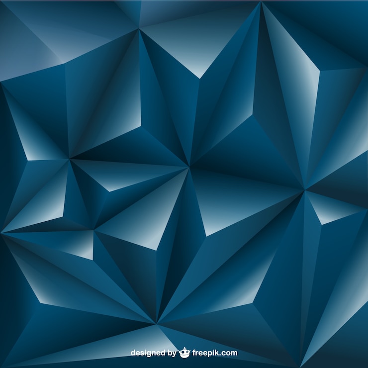 Бесплатный Вектор 3d треугольник фон