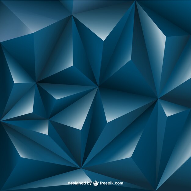 3D Triangle Background