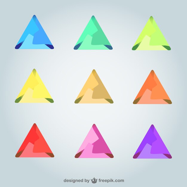 треугольник 3d логотипы скачать бесплатно