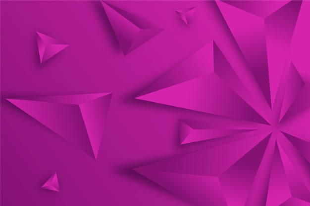 3d triangles concept for wallpapers