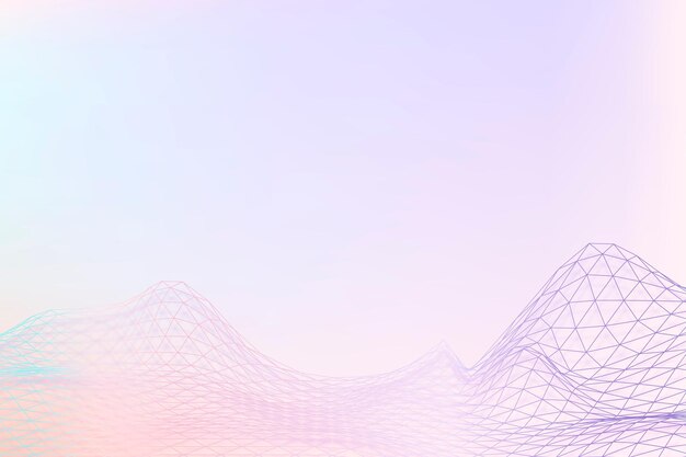 3D wave purple  pattern design