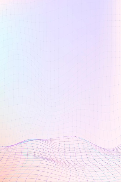 Free vector 3d wave purple vector pattern design