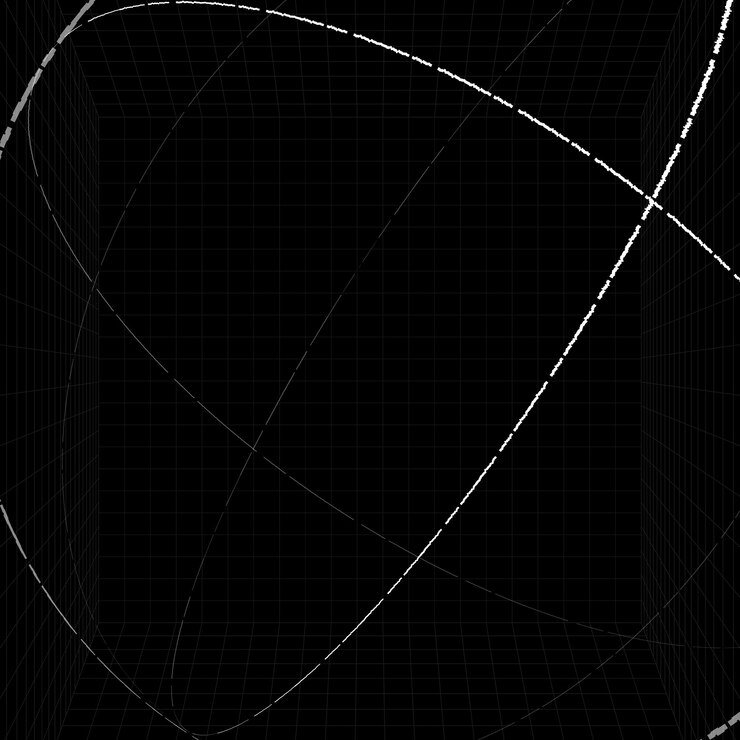 Free Vector 3d white outline sphere background vector
