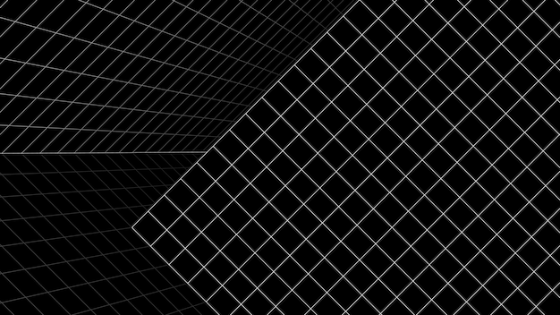 3D каркасная сетка номер фон вектор