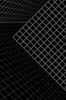 Free vector 3d wireframe grid room background vector