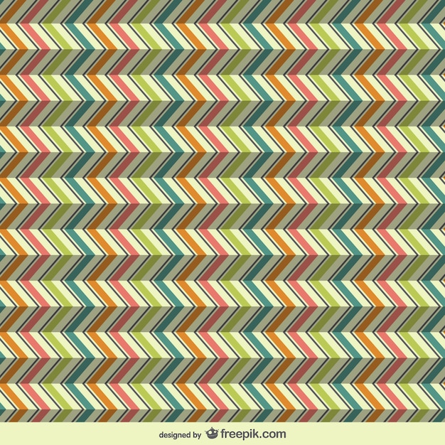 3d zig zag retrò